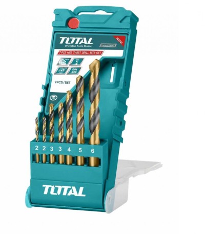 TOTAL BROCAS KIT PARA METAL   TACSD0075 7PCS  Total Herramientas Oficial