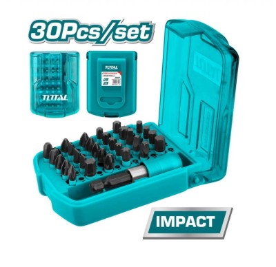 TOTAL BITS DE IMPACTO TACSD18306 25MM 30PCS Total Herramientas Oficial