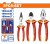 WADFOW KIT DE ALICATE ISOLADO 3PCS  WPS0633  Total Herramientas Oficial