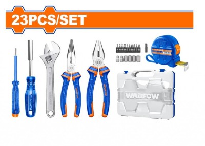 WADFOW CONJUNTO DE FERRAMENTAS MANUAIS 23 PCS   WHS2B23 Total Herramientas Oficial
