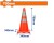 WADFOW CONE REFLETIVO DE TRÁFEGO 70CM  WYJ1A70 Total Herramientas Oficial