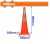 WADFOW CONE REFLETIVO DE TRÁFEGO 90CM   WYJ1A90 Total Herramientas Oficial