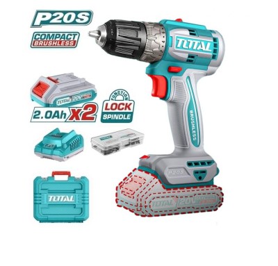 TOTAL FURADEIRA PARAFUZADEIRA  20V TDLI20453 Total Herramientas Oficial