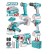TOTAL CONJUNTO DE FERRAMENTAS INDUSTRIAIS 20V 5PCS TCKLI2019 Total Herramientas Oficial