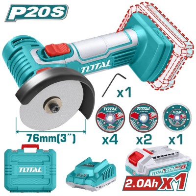 TOTAL MINI LIXADEIRA  20V TAGLI76012 3 Total Herramientas Oficial