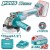 TOTAL ESMIRILHADEIRA ANGULAR  20V TAGLI211542  MOTOR SEM ESCOVAS 2 BATERIAS Total Herramientas Oficial