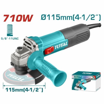 TOTAL ESMIRILHADEIRA ANGULAR  710W  UTG10711576 115MM Total Herramientas Oficial