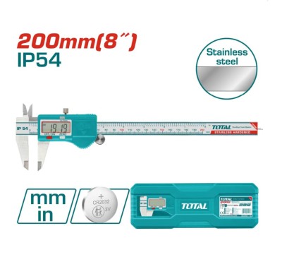 TOTAL  CALIBRE DIGITAL  TMT322006  200MM  Total Herramientas Oficial