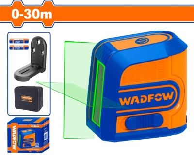 WADFOW NÍVEL LASER AUTONIVELANTE VERDE 0-30MT MAGNÉTICO  WLE2M03 Total Herramientas Oficial