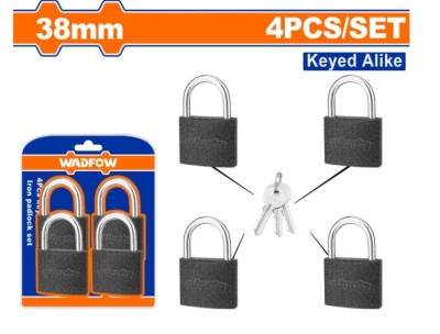 WADFOW CADEADO 38MM 4PCS WPD5444 Total Herramientas Oficial