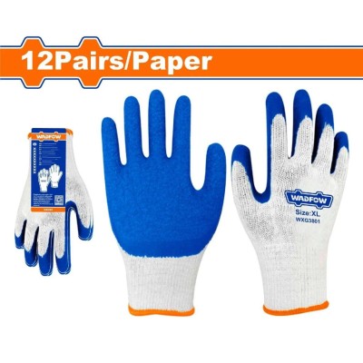 WADFOW LUVA DE LÁTEX ANTIDERRAPANTE WXG3801 Total Herramientas Oficial