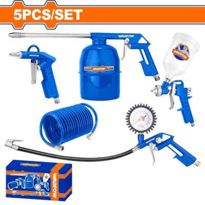 WADFOW CONJUNTO DE FERRAMENTAS PNEUMÁTICAS 5 PCS WAX1505 Total Herramientas Oficial