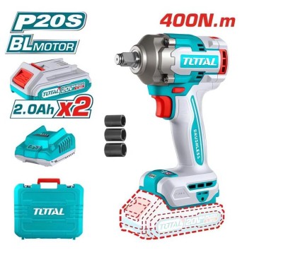 TOTAL CHAVE DE IMPACTO 20V 400NM UTIWLI2040 Total Herramientas Oficial