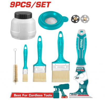 TOTAL ACESSÓRIOS PARA FERRAMENTAS DE PINTURA  9PCS TMGF0702  Total Herramientas Oficial