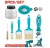 TOTAL ACESSÓRIOS PARA FERRAMENTAS DE PINTURA  9PCS TMGF0702  Total Herramientas Oficial
