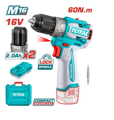 TOTAL PARAFUSADEIRA 16V  60NM  TDLI16682 Total Herramientas Oficial