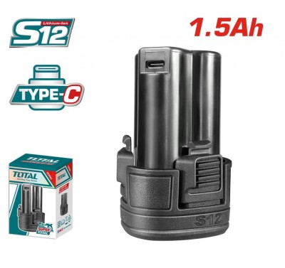 TOTAL  BATERIA 12V 1.5AH  TBLI12153 Total Herramientas Oficial