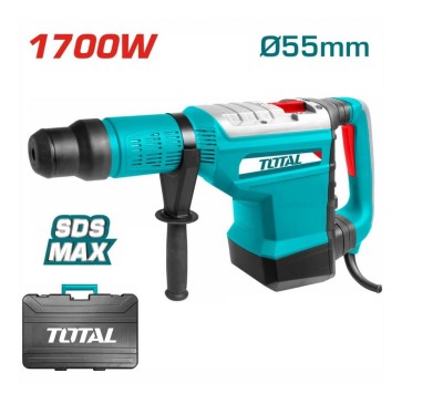 TOTAL MARTELETE PERFURADOR SDS MAX 1700W  TH117556 Total Herramientas Oficial