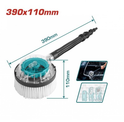 TOTAL ESCOVA ROTATIVA 390X110MM  THRB8702 Total Herramientas Oficial