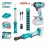 TOTAL KIT DE COMBINAÇÃO  SEM FIO  20V TOSLI240461 Total Herramientas Oficial