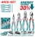 TOTAL  KIT ALICATE 4PCS  THT2K0458  Total Herramientas Oficial