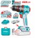 TOTAL FURADEIRA DE IMPACTO 20V  66NM TIDLI20668 Total Herramientas Oficial