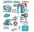 TOTAL COMBO FURADEIRA + MARTELO + LIXADEIRA   20V TOSLI241183  Total Herramientas Oficial