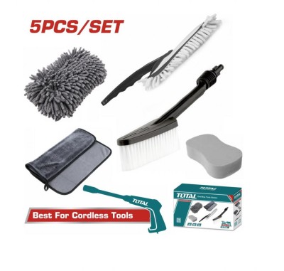 TOTAL KIT DE ESCOVAS PARA LAVA JATO  5PCS TMGF0501 Total Herramientas Oficial