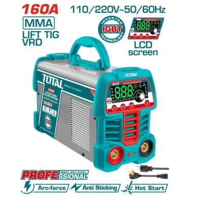 TOTAL MÁQUINA DE SOLDA TW216069 160A MMA Total Herramientas Oficial
