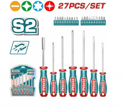 TOTAL  KIT CHAVE FENDA TKSDS2726  27PCS Total Herramientas Oficial