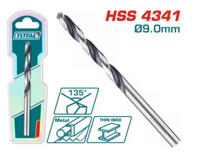 TOTAL  BROCA HSS TAC1200904  9.0X135MM Total Herramientas Oficial