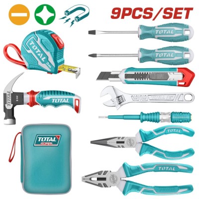 TOTAL KIT FERRAMENTA MANUAIS 9PCS  THKTHP90097 Total Herramientas Oficial