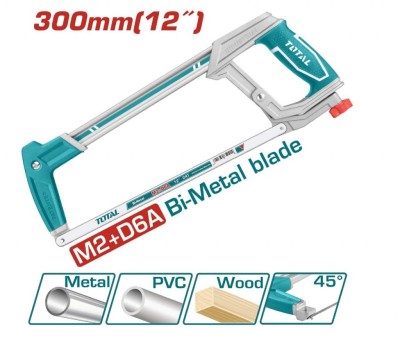 TOTAL SERRA MANUAL PARA METAL THT541016 Total Herramientas Oficial