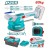 TOTAL MÁQUINA DE AZULEJOS VIBRATÓRIA 20V TTVLI20018   Total Herramientas Oficial