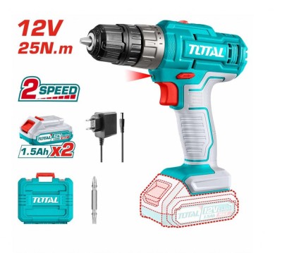 TOTAL FURADEIRA 12V TDLI1228 1.5 AH 2B Total Herramientas Oficial