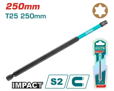 TOTAL  BITS DE FENDA DE IMPACTO  TACIM71T25250 Total Herramientas Oficial