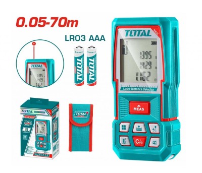 TOTAL TRENA DE DISTÂNCIA A LASER TMT57026  0.05-70M Total Herramientas Oficial