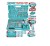 TOTAL KIT DE  FERRAMENTAS 20V  THKTHP31522 152PCS Total Herramientas Oficial