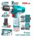 TOTAL KIT PARAFUSADEIRA 12V  TOSLI241197 Total Herramientas Oficial