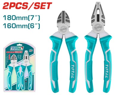 TOTAL KIT ALICATE THT1K0206  2PCS  7-6 Total Herramientas Oficial