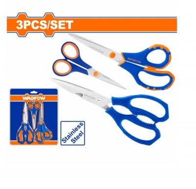 WADFOW CONJUNTO DE TESOURA WSX4603 (3PCS) Total Herramientas Oficial