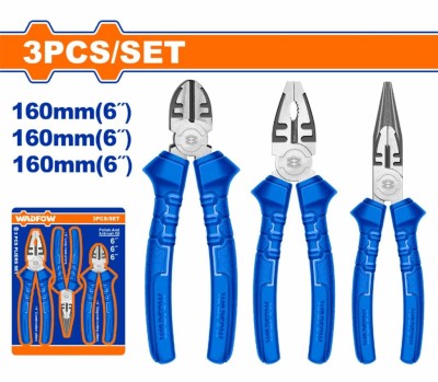 WADFOW CONJUNTO DE ALICATES  3PCS  WPS0623  Total Herramientas Oficial