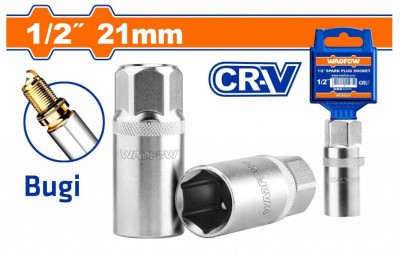WADFOW  SOQUETE VELA  WSC4221 1/2 21MM Total Herramientas Oficial