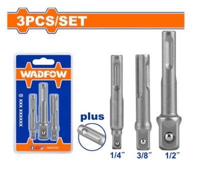 WADFOW JUEGO ADAPTADOR DE BITS  3PCS  WSV4K02 Total Herramientas Oficial