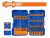WADFOW CONJUNTO DE BITS PARA CHAVE DE FENDA DE IMPACTO 45PCS WSV6545 Total Herramientas Oficial