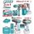 TOTAL COMBO FERRAMENTAS 3PCS  TOSLI250281 Total Herramientas Oficial
