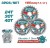 TOTAL CONJUNTO DE 3 DISCOS DE CORTE TCT ULTRAFINOS  TAC236185 Total Herramientas Oficial
