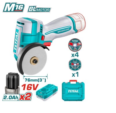 TOTAL MINI LIXADEIRA 16V TAGLI16762 Total Herramientas Oficial