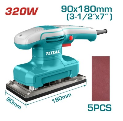 TOTAL LIXADERA  TF1301836  320W  TREME TREME Total Herramientas Oficial