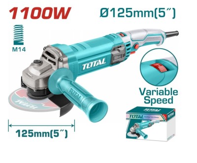 TOTAL ESMIRILHADEIRA ANGULAR  TG110125565  1100W Total Herramientas Oficial